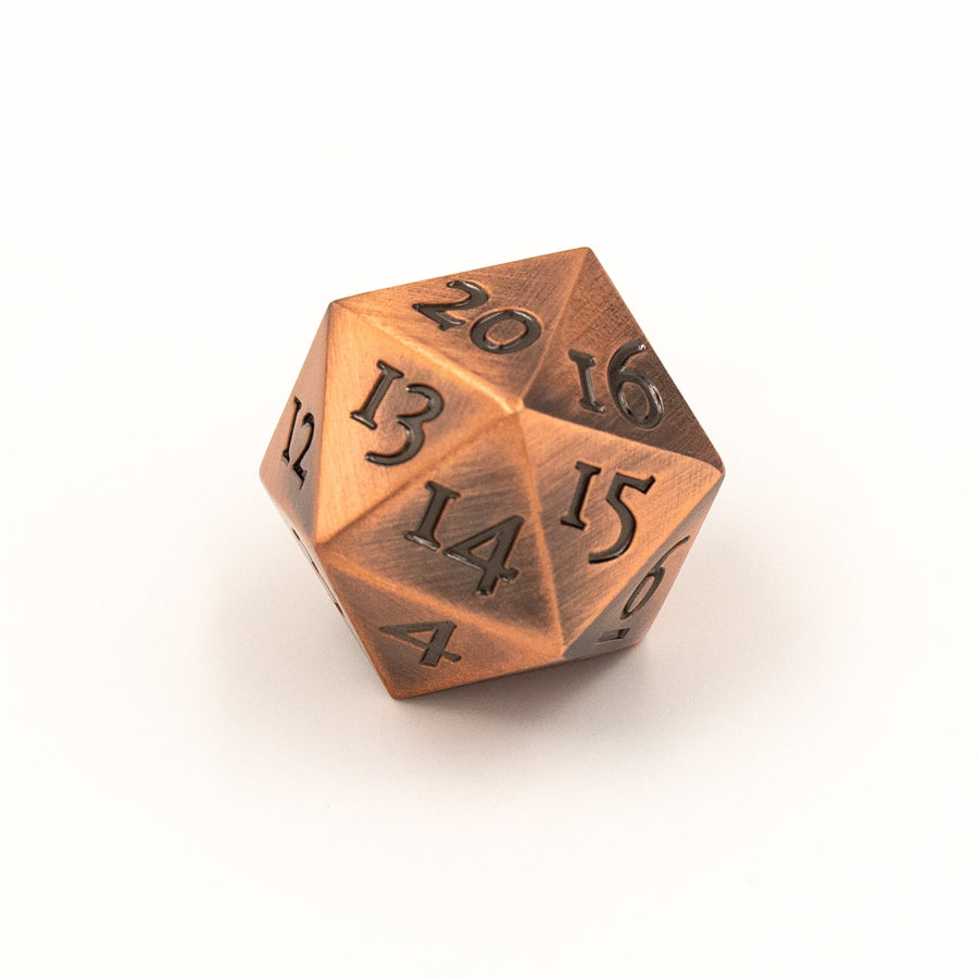 D20 Spindown - Table Breakers Copper Life Counter Dice