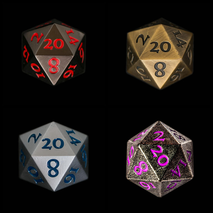 Table Breakers Set of 4x D20 Standard/RPG Dice