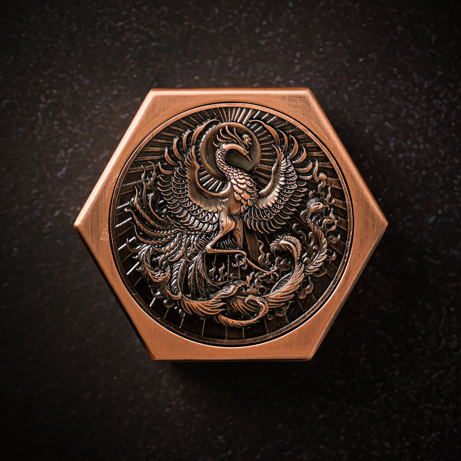 Phoenix's Nest - Metal Dice Box
