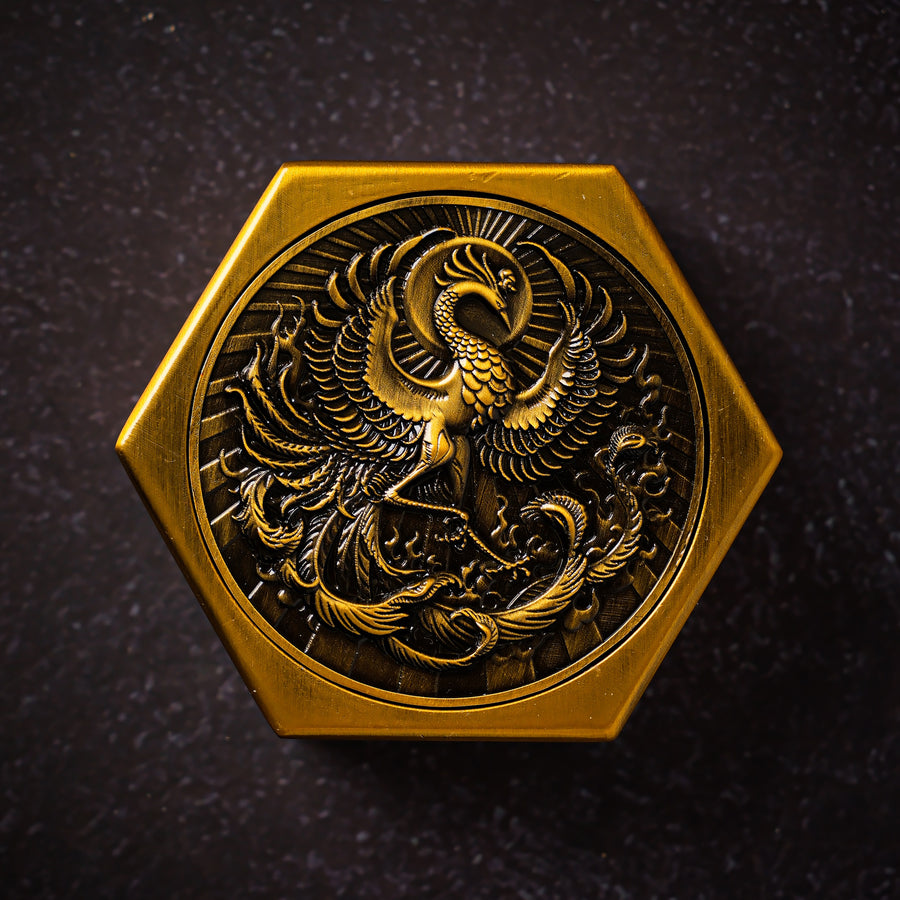 Phoenix's Nest - Metal Dice Box