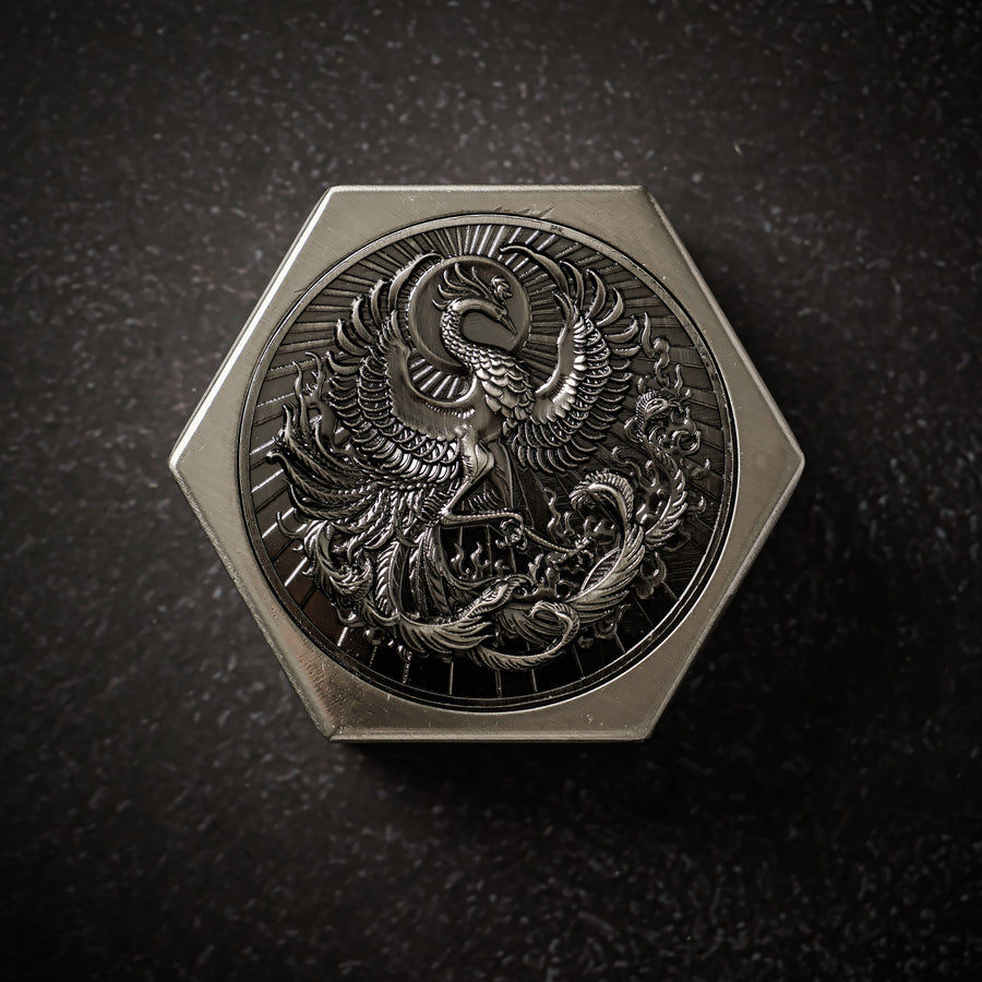 Phoenix's Nest - Metal Dice Box