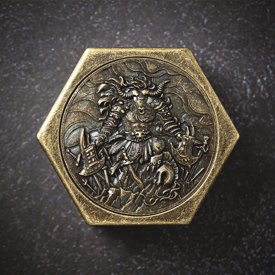 Minotaur's Nest - Metal Dice Box
