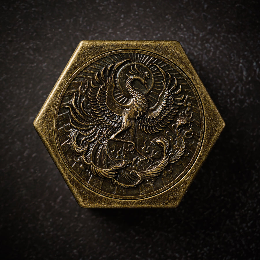 Phoenix's Nest - Metal Dice Box