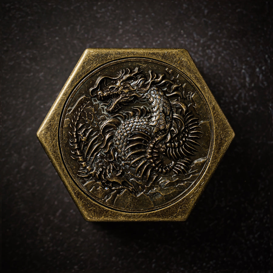 Undead Wurm's Nest - Metal Dice Box