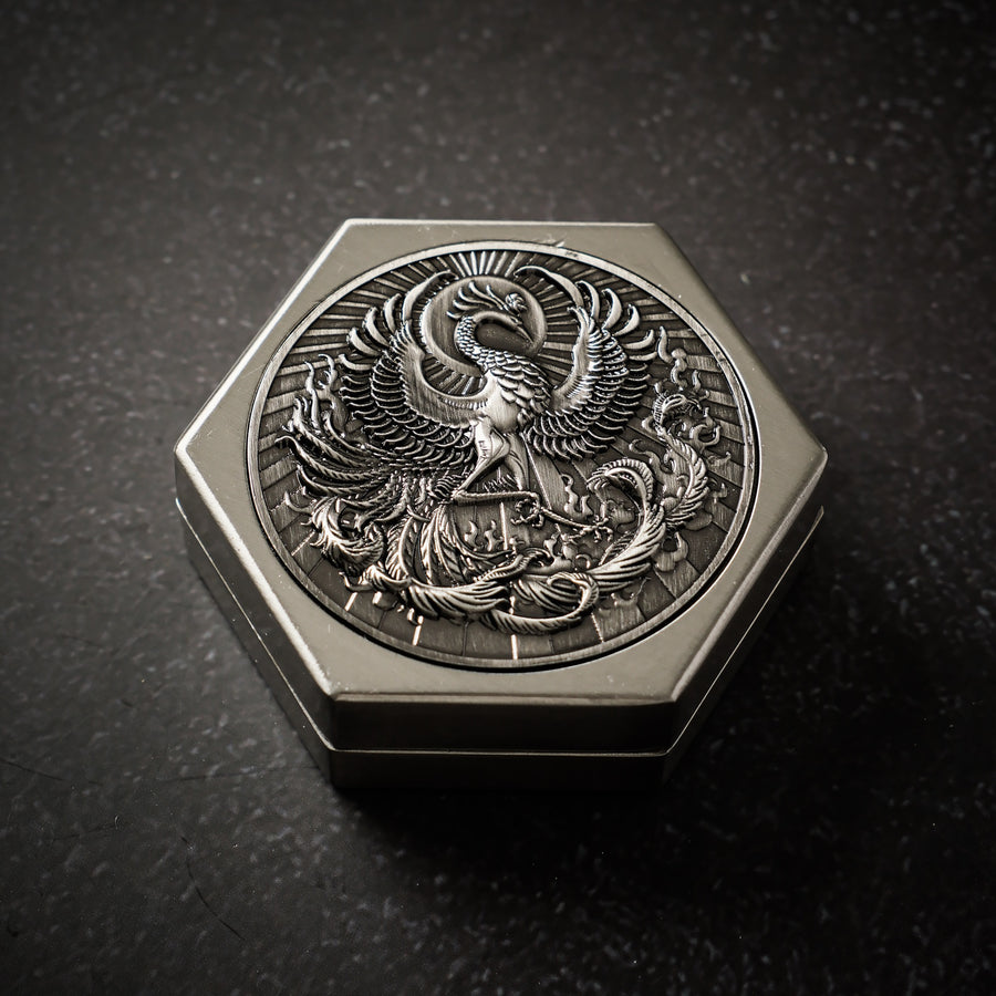 Phoenix's Nest - Metal Dice Box