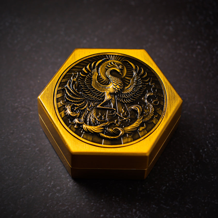 Phoenix's Nest - Metal Dice Box