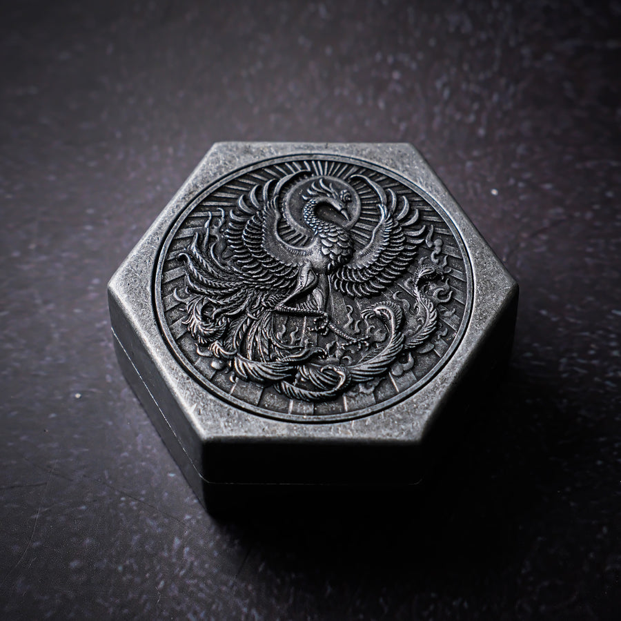 Phoenix's Nest - Metal Dice Box