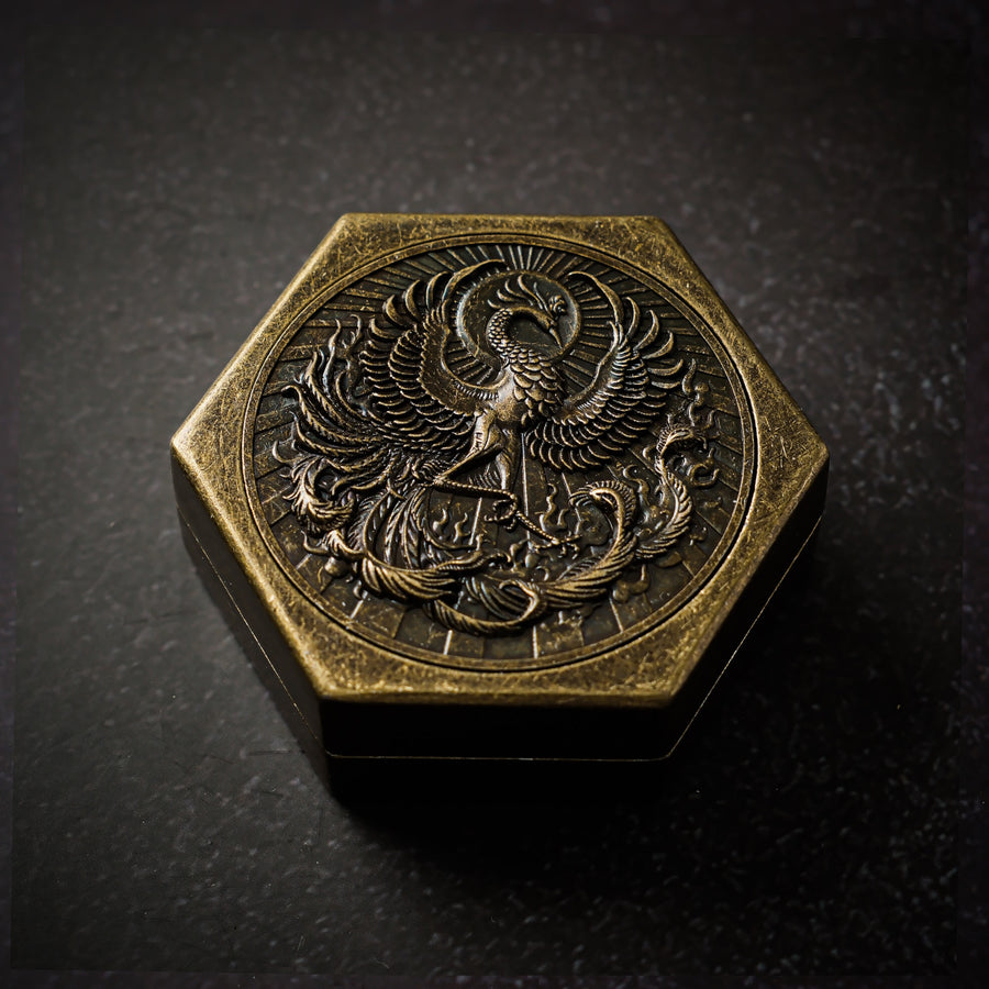 Phoenix's Nest - Metal Dice Box