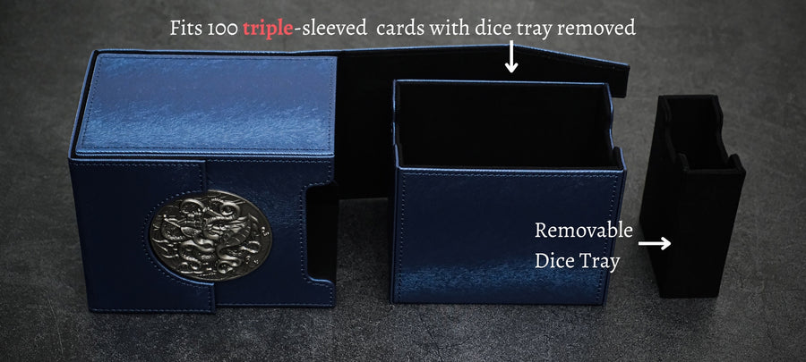 yugioh deck box with dice tray The Monster's Cave Deck Box – KakapopoTCG