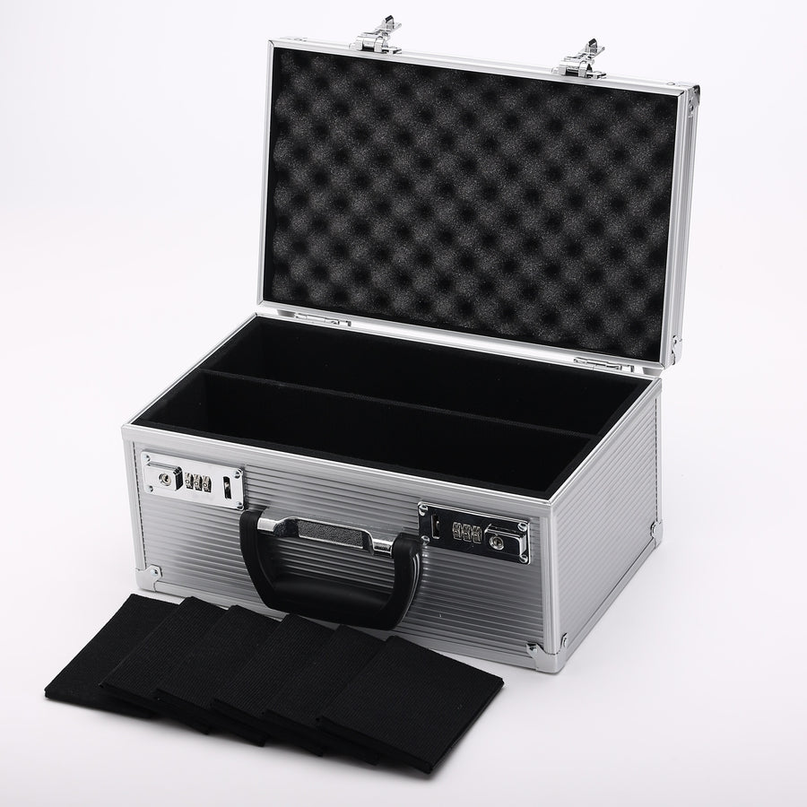 graded card slab case Graded Card Slab Briefcase with Velcro walls