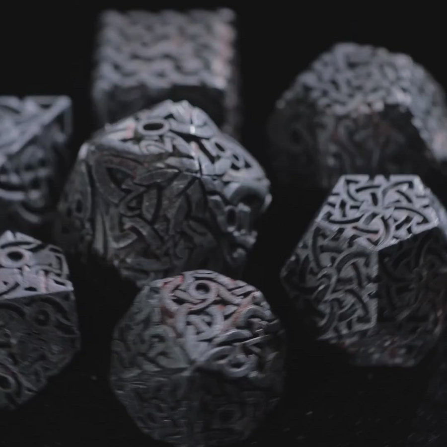 Endless Darkness Polyhedral Dice Set