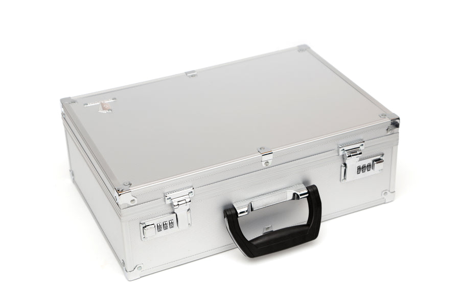 Gaming Briefcase A5 with sliding walls - Silver