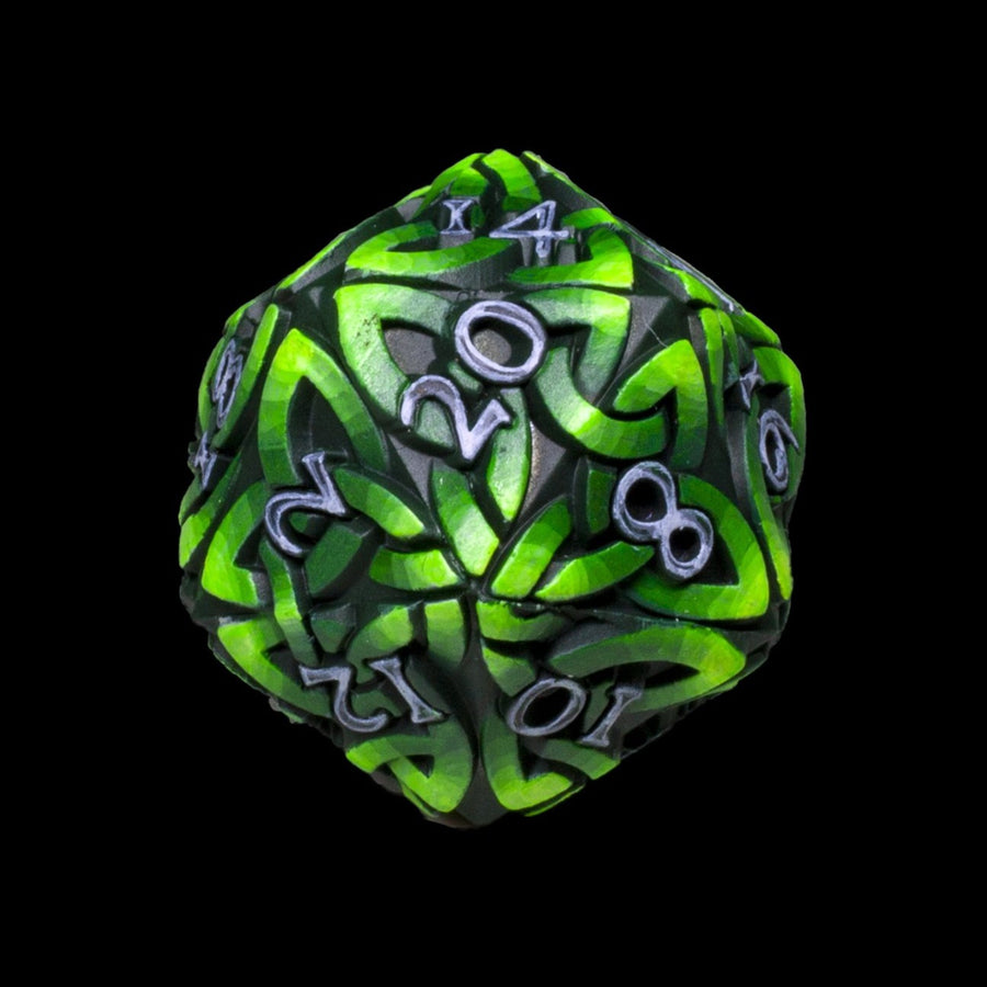 Hand-painted Dice - Area 51