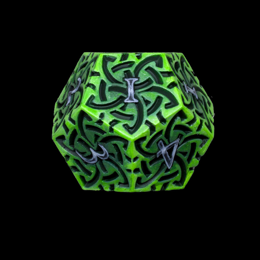 Hand-painted Dice - Area 51