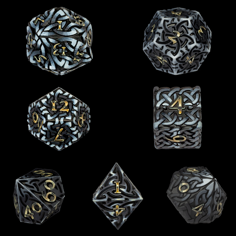 Hand-painted Dice - Blacksmith