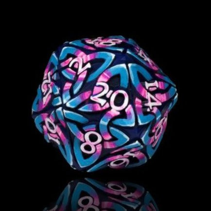 Hand-painted Dice - Cyberpunk