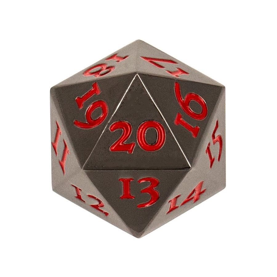 D20 Spindown - Table Breakers Black Life Counter Dice