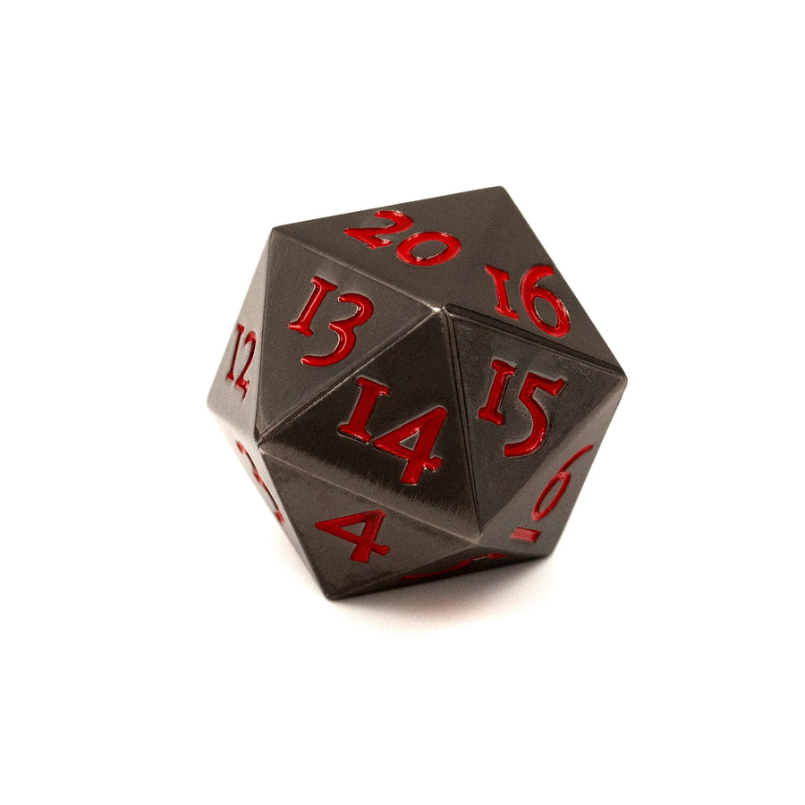D20 Spindown - Table Breakers Black Life Counter Dice