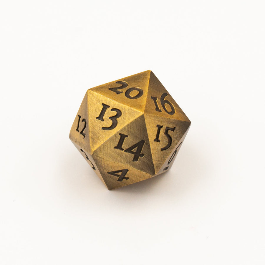 D20 Spindown - Table Breakers Gold Life Counter Dice