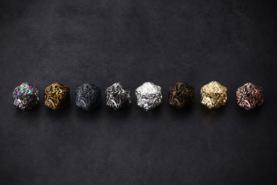 Endless Dice Set of 8x D20 Standard/RPG Dice