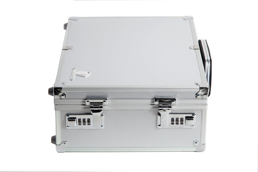 Gaming Briefcase E3 with Velcro walls - Silver