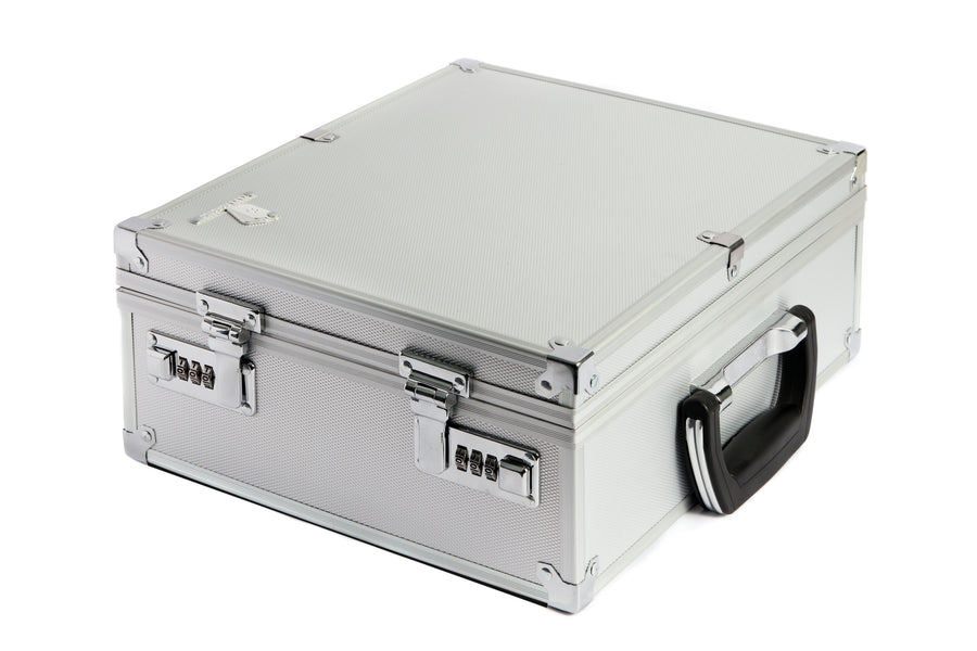 Gaming Briefcase E3 with Velcro walls - Silver
