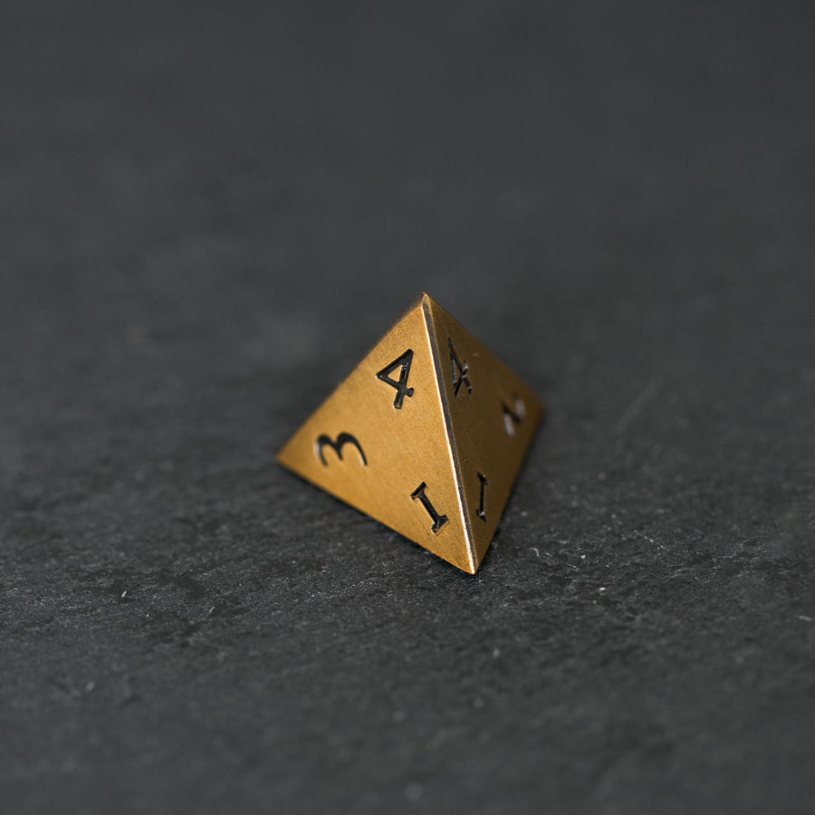 Table Breakers Polyhedral Dice Set - Gold