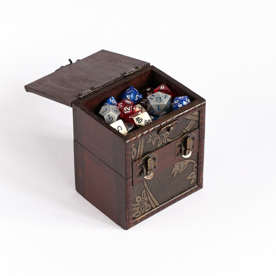 KakapopoTCG Elven Vault (Growth) Wood Deck and Counter Box Protector Sleeve Storage Trading Cards TCG MTG Magic FaB YGO EDH Comm