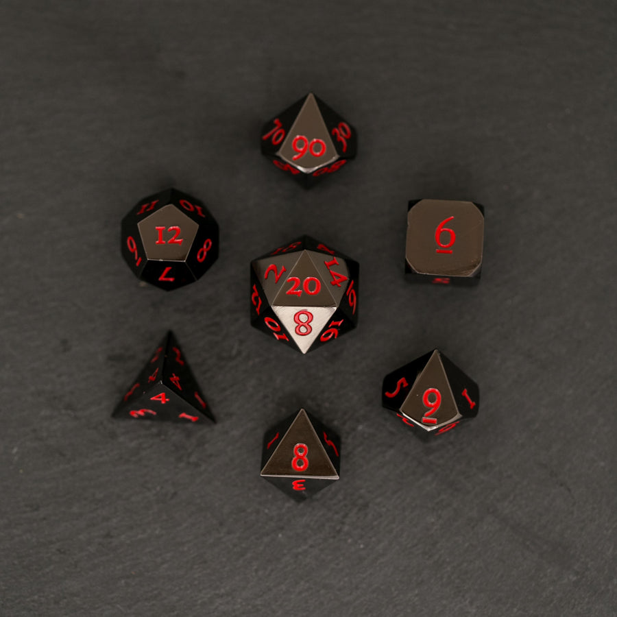 Table Breakers Polyhedral Dice Set - Black
