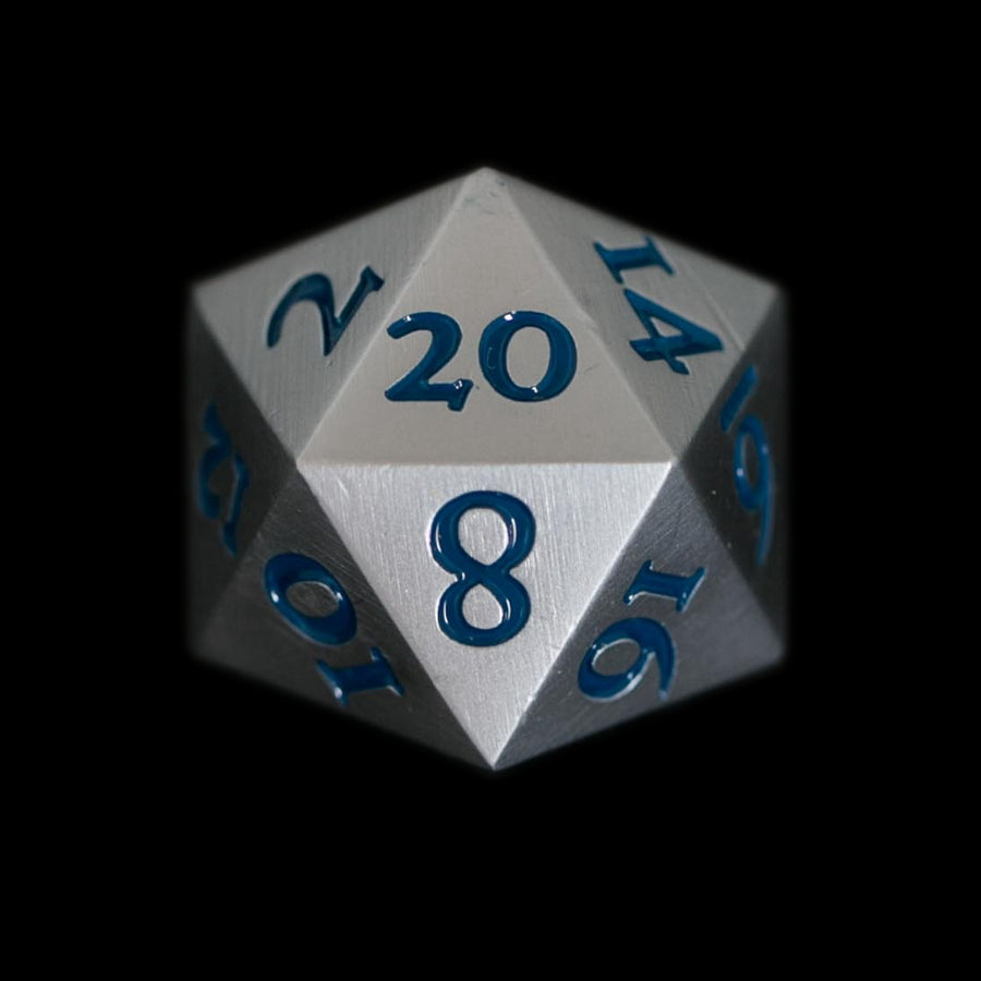 Table Breakers Silver D20 Standard/RPG Dice