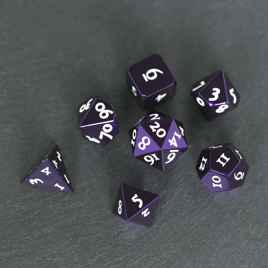 Table Breakers Polyhedral Dice Set - Purple