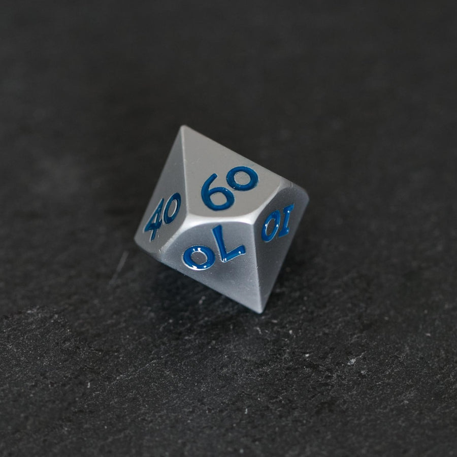 Table Breakers Polyhedral Dice Set - Silver