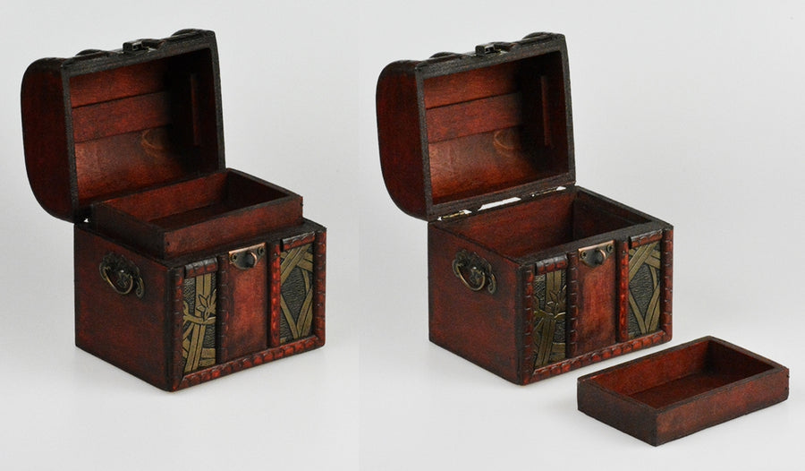 The Elven Chest Deck & Dice box - Ancient Scroll